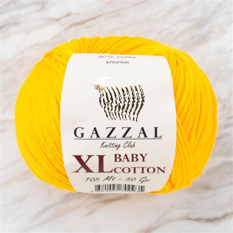Пряжа baby cotton gazzal (хлопок с полиакрилом) 23 цвета. Gazzal Baby Cotton XL Hardal Sarısı Bebek Yünü - 3417XL ...