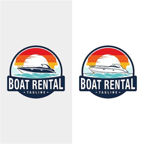 Premium Vector Boat Logo Design Icon Vector