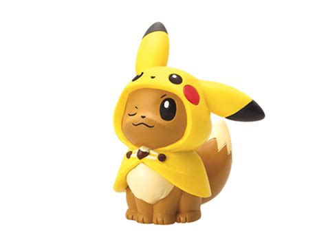Pikachu Eevee And More Dressing Up For Upcoming Pokémon Gacha Figures