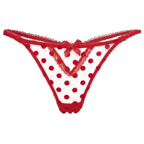 Lagent By Agent Provocateur Womens Rosalyn Thong Red Free Uk