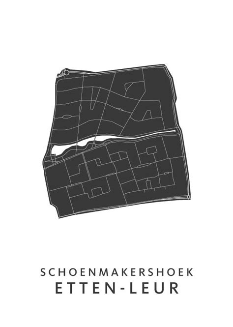 Search only for schoenmakershoek etten leur Etten-Leur - Schoenmakershoek Wijkkaart - wit
