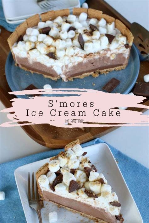 Smores Ice Cream Cake Recipe Video Recipe Smores Ice Cream Cake