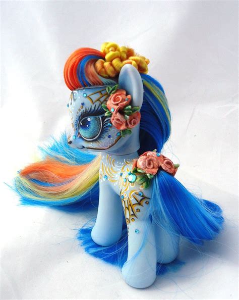 My Little Pony Custom Martha Rosa Dia De Muertos By Ambarjulieta On