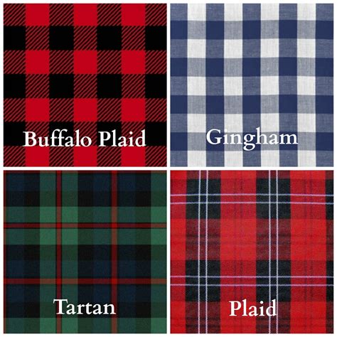 The Difference Between Buffalo Plaid Gingham Tartan And Plaid Just