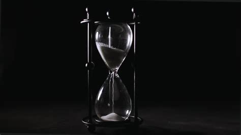 Hourglass With White Sand Stock Footage Video 100 Royalty Free
