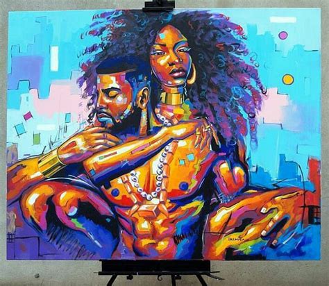Black Couple Art Black Love Art Black Girl Art Art Girl African American Art African Art