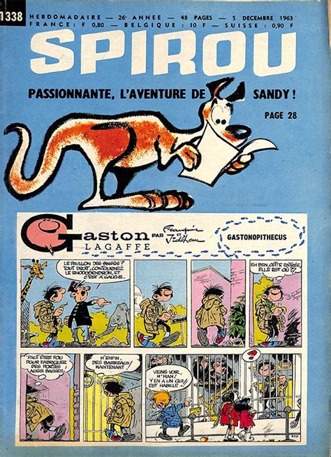 Bandes Dessinées Spirou 19631205 N°1338 Avec Le Mini Récit