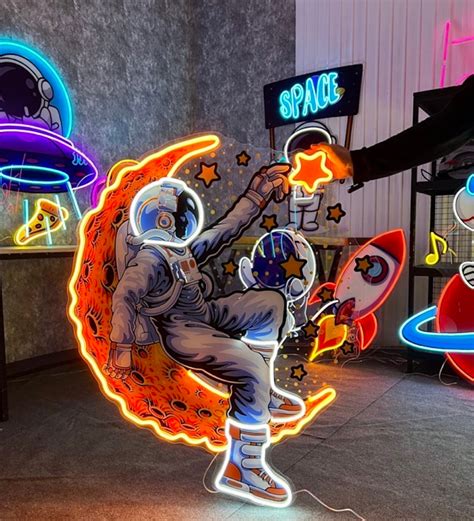 Reach For The Stars With Top Best Selling Astronaut Neon Sign