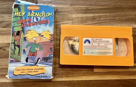Hey Arnold Urban Adventures Vhs 1997 Nickelodeon 5 Episode Tape