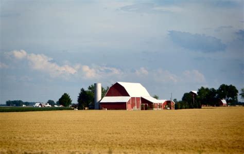 It speaks of simple farm life in days gone by. Get Free Stock Photos of Dairy farm with cows, silos, corn ...