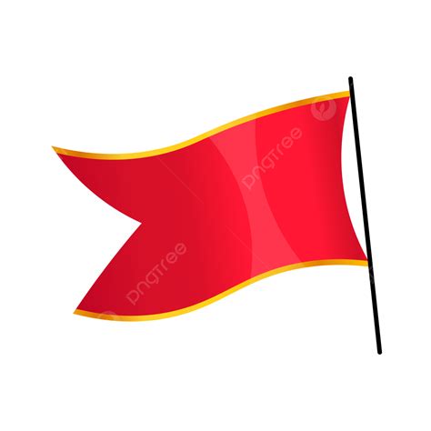 Flying Flag Clipart Png Images Flying Red Flag Flying Red Flag Png