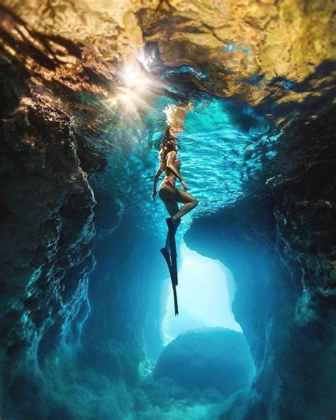 Pin De My Bikini Flex Em Underwater Caves Fotos Subaquáticas Oceano