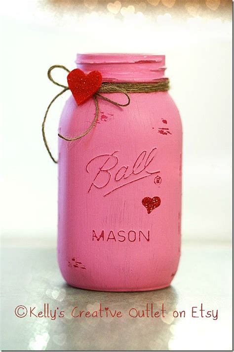 Mason jar diy is a great choice for you.below i have gathered 15+ simple and lovely to give your talent engaged. Valentine Mason Jars - Mason Jar Crafts Love