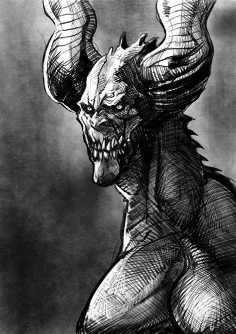 Sketch Of Demon Rspecart