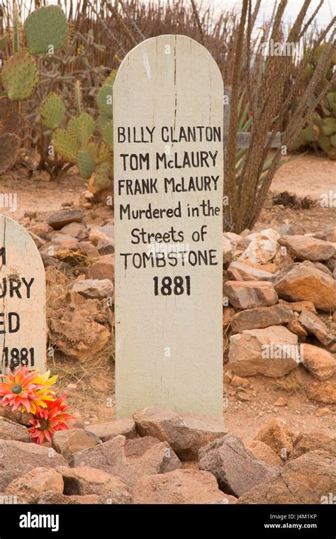 Boot Hill Graveyard Tombstone Arizona Stock Photo Alamy