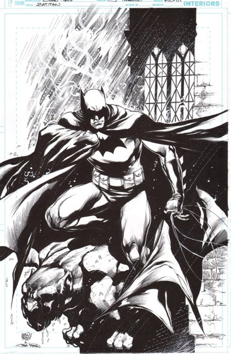 Ivan Reis Batman In Aric Shapiros Ivan Reis Comic Art Gallery Room