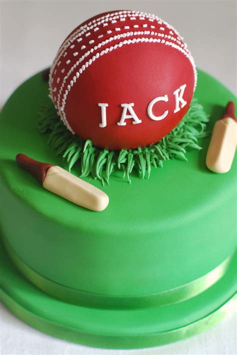 Cake Design Cricket Round Cricket Cake Easyboybirthdaycakes Cricket