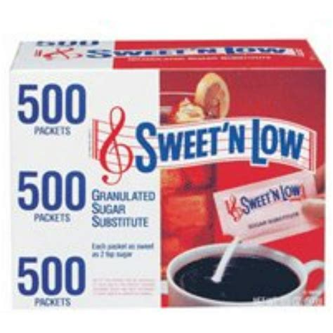 3 Pack Sweet N Low Granulated Sugar Substitute 500 Ea