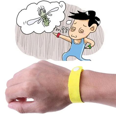 10pcs Mosquito Repellent Wristband Bracelets Pest Control 24 Hours