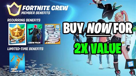 Why You Should Buy The Fortnite Crew Pack Today Chapter 4 Crew Pack