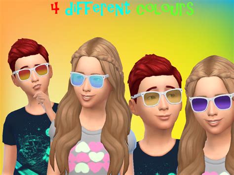 The Sims Resource Children Sunglasses V1