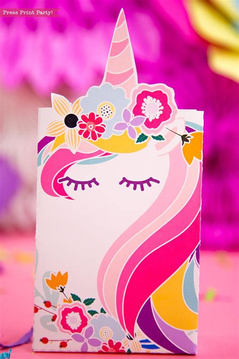Maybe you would like to learn more about one of these? Unicorn Party Birthday Printable Set - Press Print Party