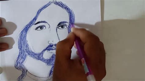 How To Draw Jesus Christ Como Dibujar A Jesucristo Youtube Otosection