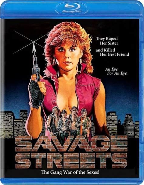 savage streets 1984 reviews of linda blair action crime movie movies and mania