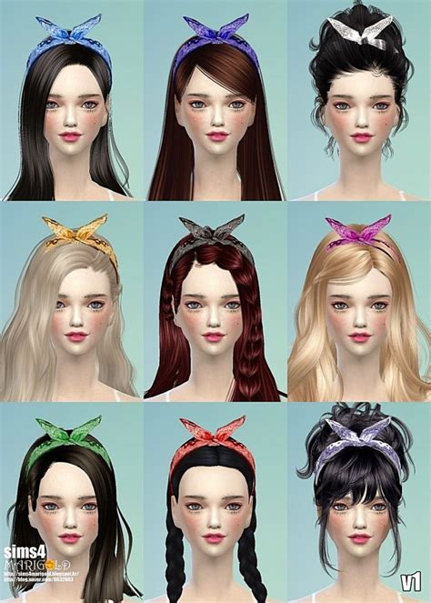 Hair Band Ver2 Sims 4 Headwear