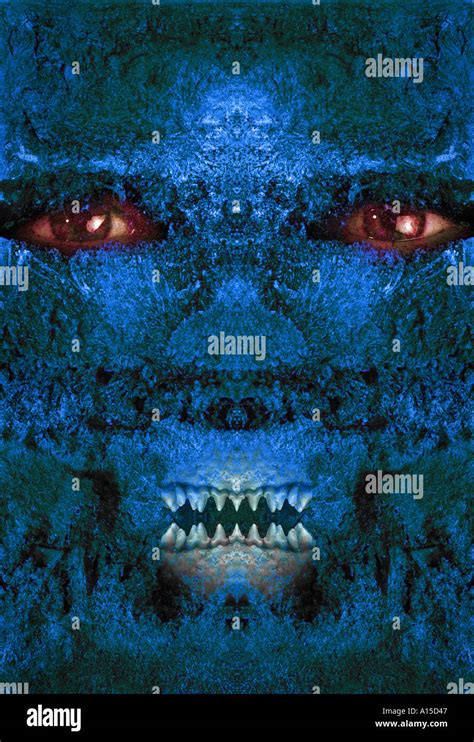 Sureal Blue Face Scary Hi Res Stock Photography And Images Alamy