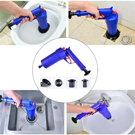 quality productair drain blaster high pressure pump cleaner toilet plunger air drain blaster