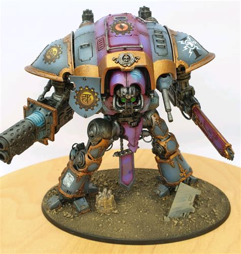 Warhammer 40k Imperial Knight Errant Painted To High Standard In