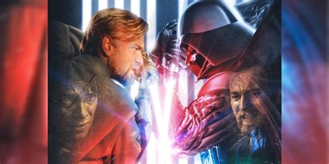 Obi Wan Kenobi Show Art Imagines The Emotional Duel With Darth Vader