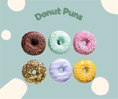 ️ 100 Donut Puns That Youll Love Dough Much Hi Miss Puff