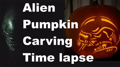 Alien Pumpkin Carving Timelapse Youtube