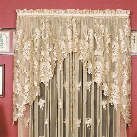 heritage lace windsor 36 swag curtain valance set of 2