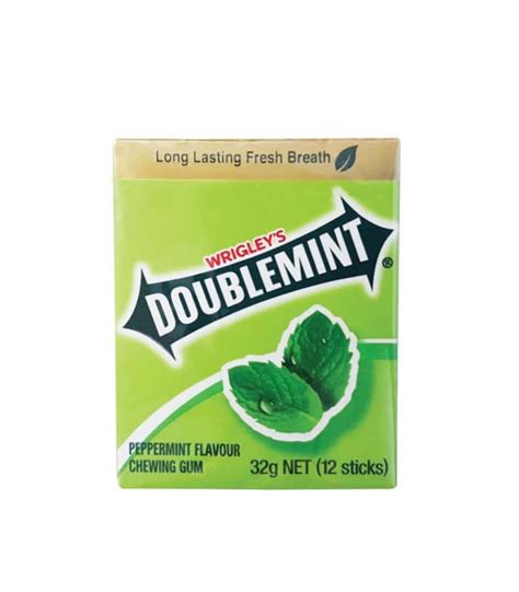 Wrigleys Doublemint Peppermint Chewing Gum 32g