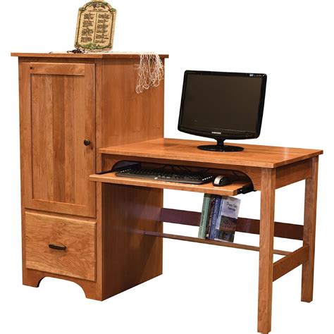 Maple Hill Woodworking Clark Cl 6050 Casual Solid Wood Computer Desk
