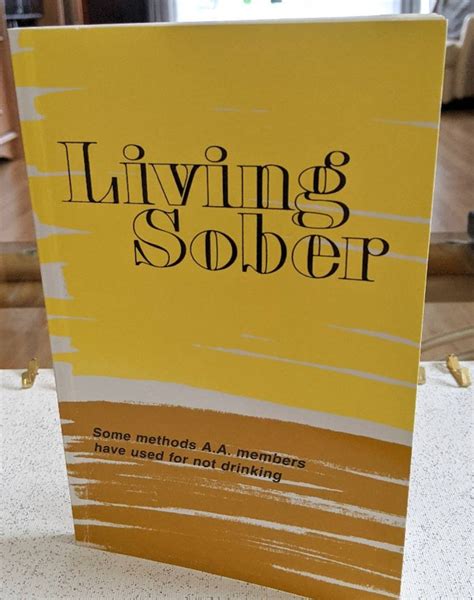 Living Sober Is A Aa Book That Gives Great Suggestions On How Etsy