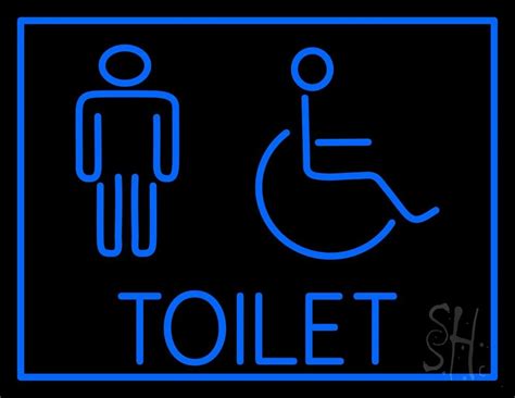 Toilet Led Neon Sign Restroom Neon Signs Everything Neon