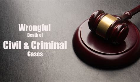 Is Wrongful Death Considered A Civil Or Criminal Case