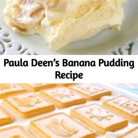 Paula Deen Banana Pudding Recipe With Cream Cheese 101 Simple Recipe