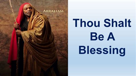 Thou Shalt Be A Blessing Hebrew Israelite Of The Seed Of Abraham Of