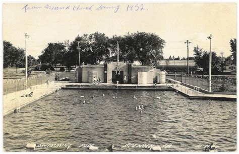 Bringmethat offers food delivery from many restaurants in spencer Swimming Pool, Spencer IA Iowa 1952 L.L. Cook postcard ...