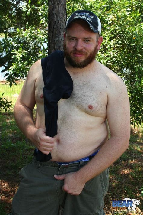 Ginger Cub Sid Morgan Strips Naked Outdoors To Show Off His Chubby Cock
