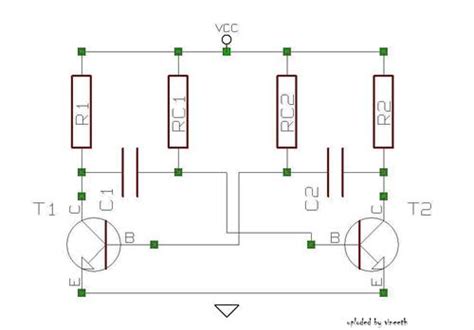 How To Build A Simple Astable Multivibrator With The Help Of A Circuit