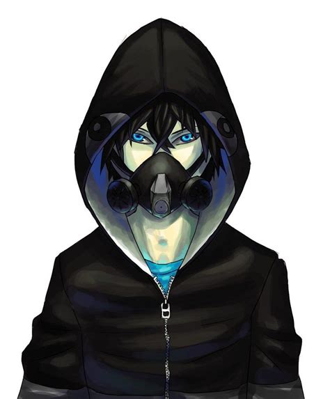 Gas Mask By Black Cataclysm On Deviantart Anime Gas Mask Gas Mask Anime Boy