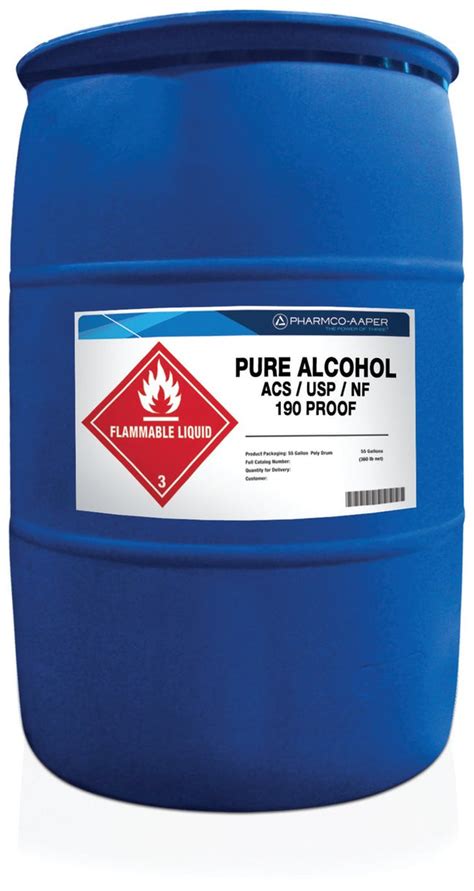 Ethyl Alcohol 190 Proof Pure Food Grade Ethanol 190 Proof Pure Lab Alley