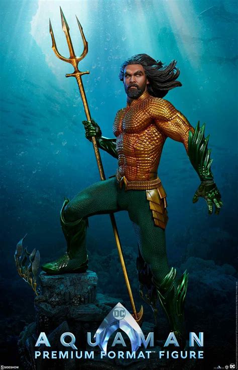 Sideshow Collectibles Reveals Breathtaking Jason Momoa In Classic Aquaman Costume Figurine