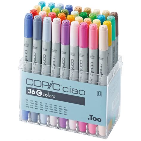 Copic Ciao Marker 36 Colours Pack C Stationery And Pens From Crafty Arts Uk
